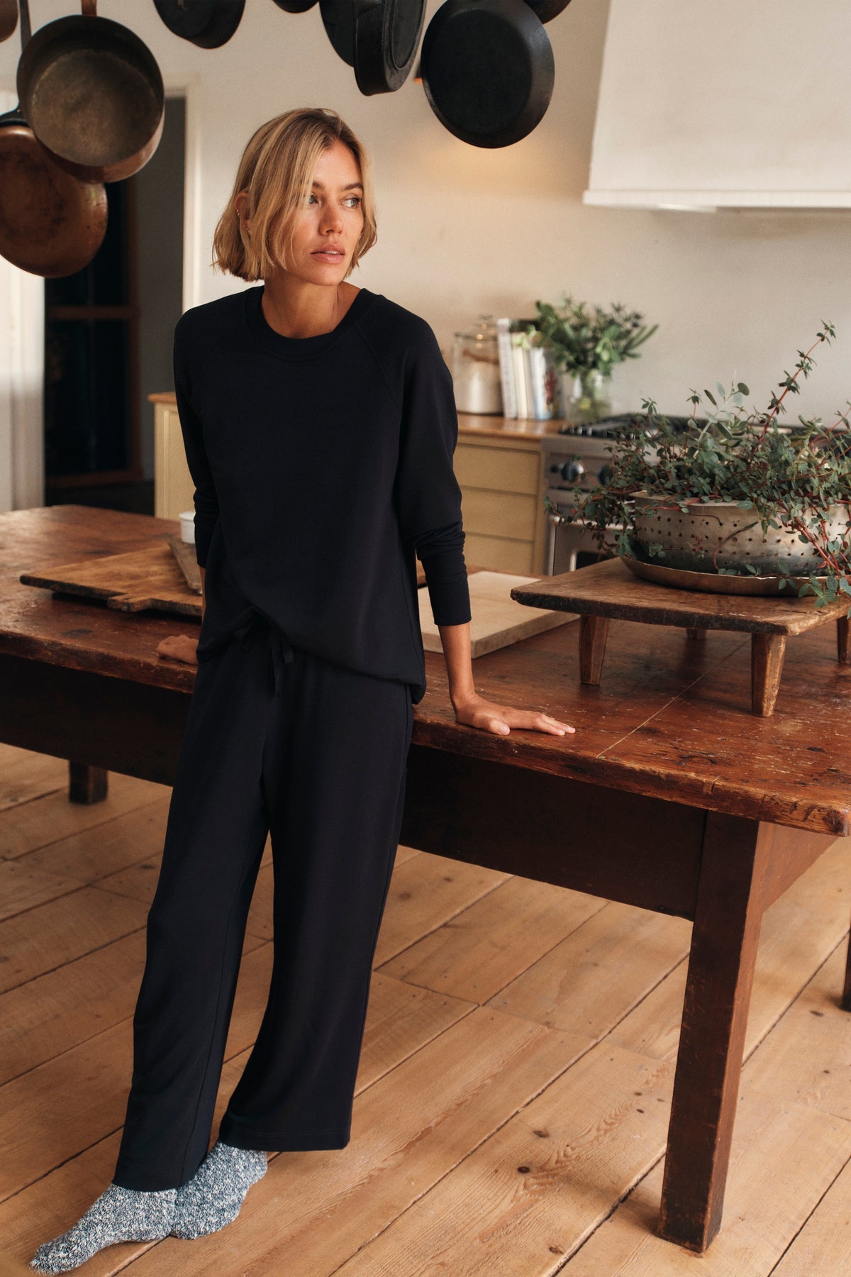 Relax Pants Set in Black