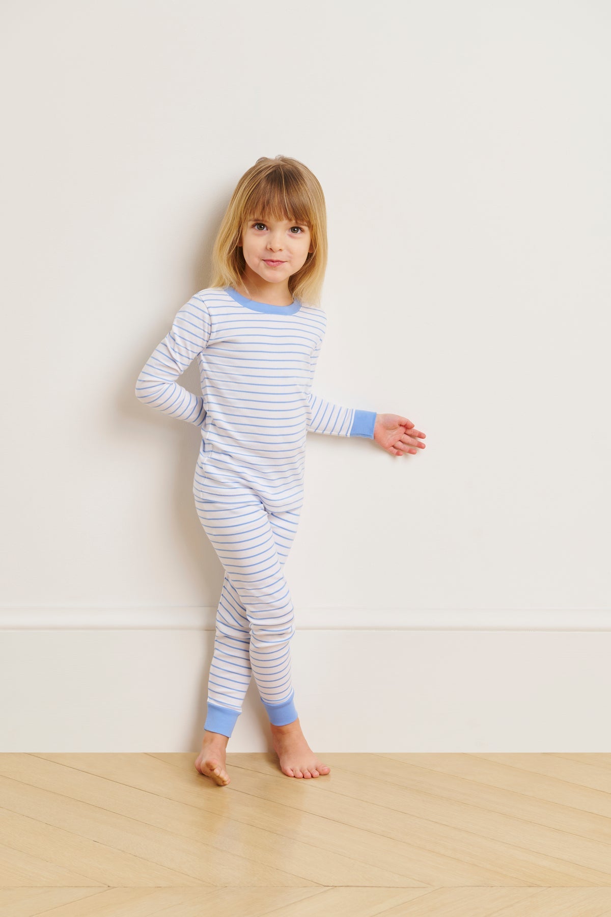 Kids Long-Long Set in Baltic Blue