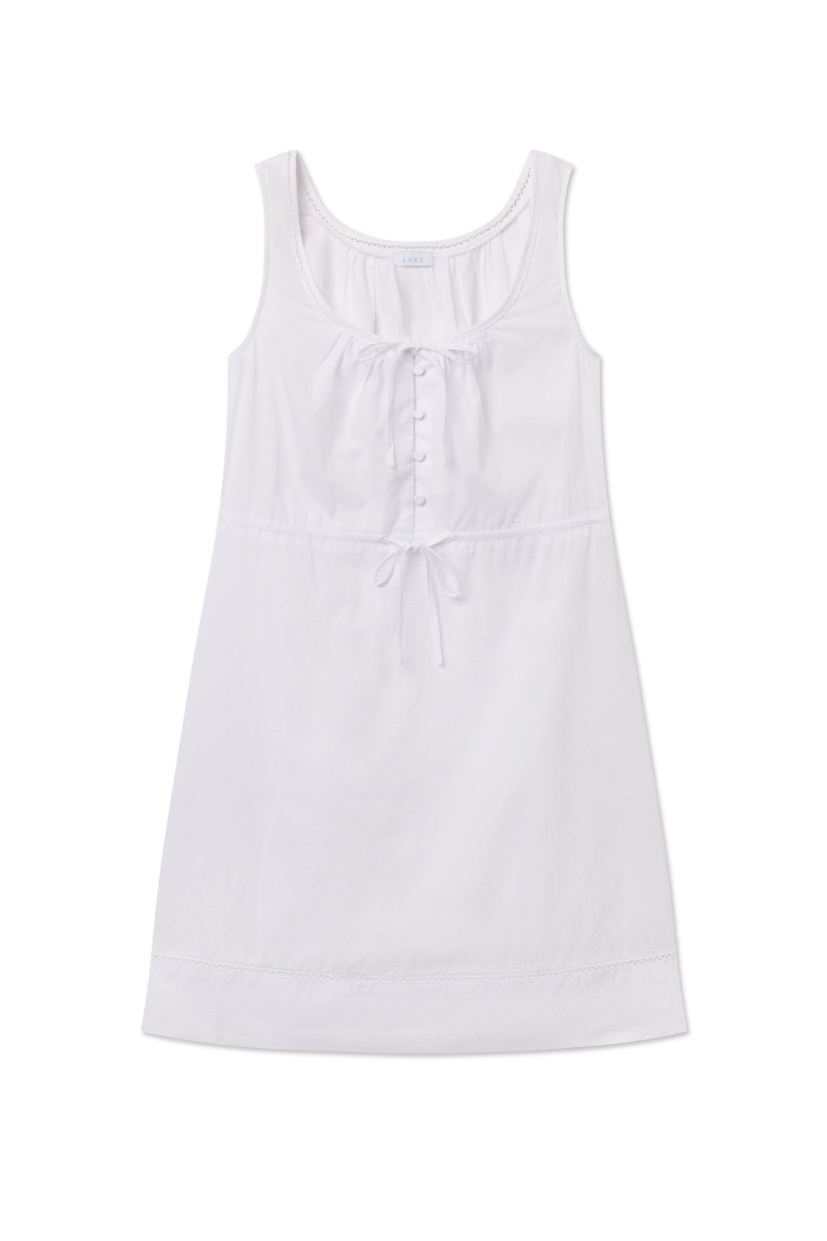 Celeste Tank Gown in White