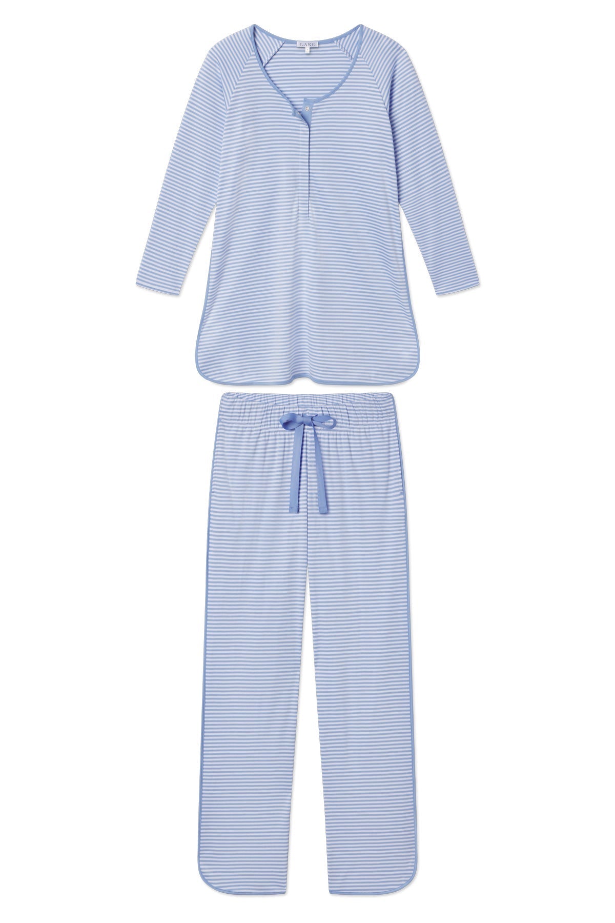 Pima Maternity Long-Long Set in Hydrangea