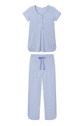 Pima Maternity Short-Long Set in Hydrangea