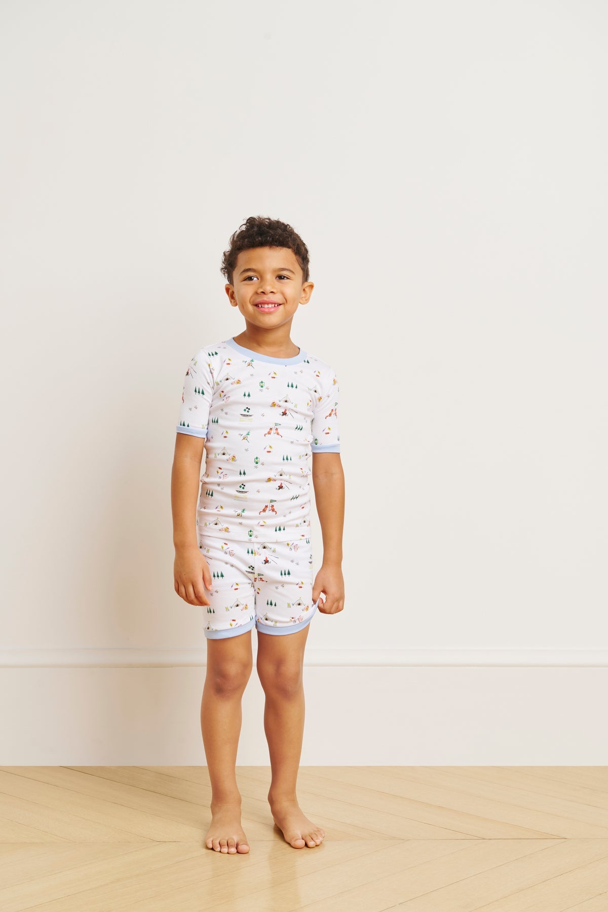 Kids Shorts Set in Camp LAKE