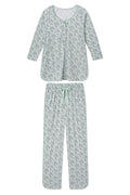 Pima Maternity Long-Long Set in Topiary Garden Floral