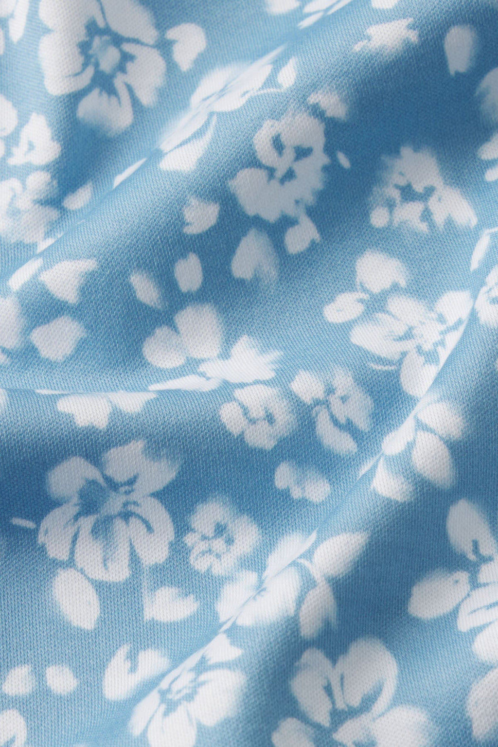 Pima Short-Long Set in Serene Blue Anemones