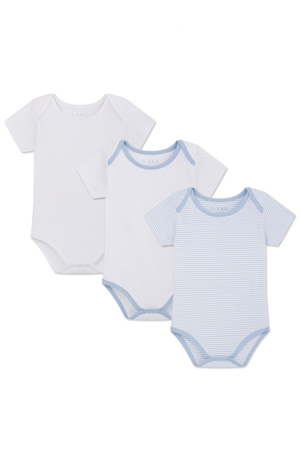 Baby Bodysuit Bundle in French Blue