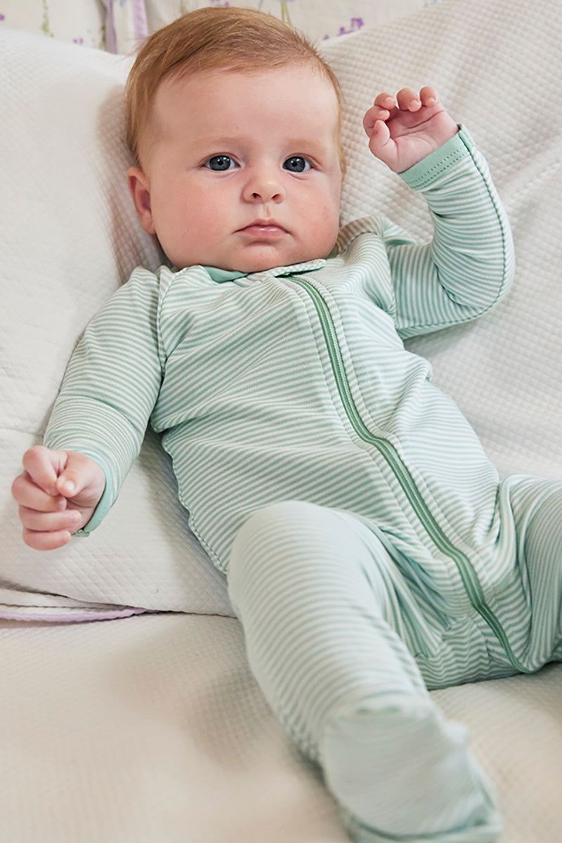 Baby Sleeper in Parisian Green