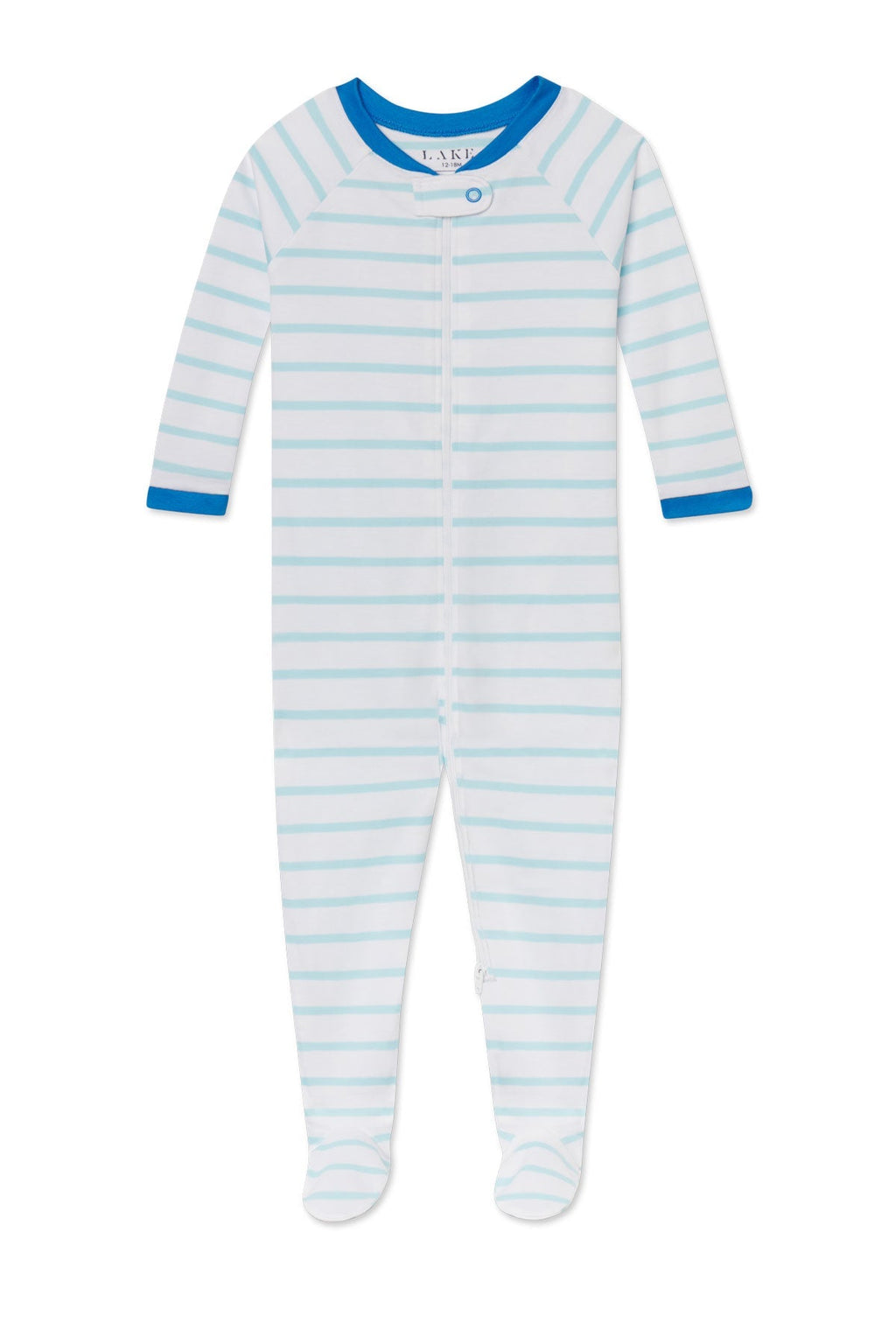 Baby Sleeper in Salt Spray Anchor Stripe