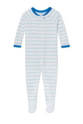 Baby Sleeper in Salt Spray Anchor Stripe