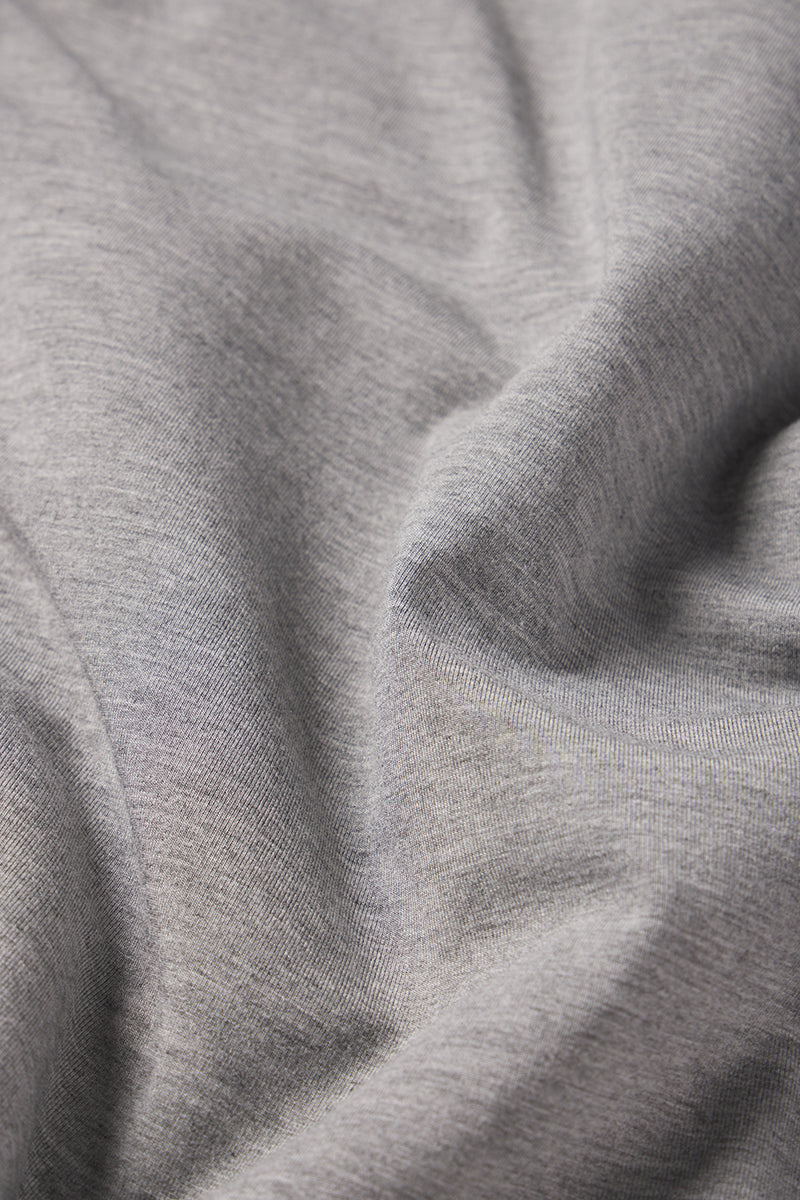 Men's Short Sleeve Bamboo Tee in Heather Gray