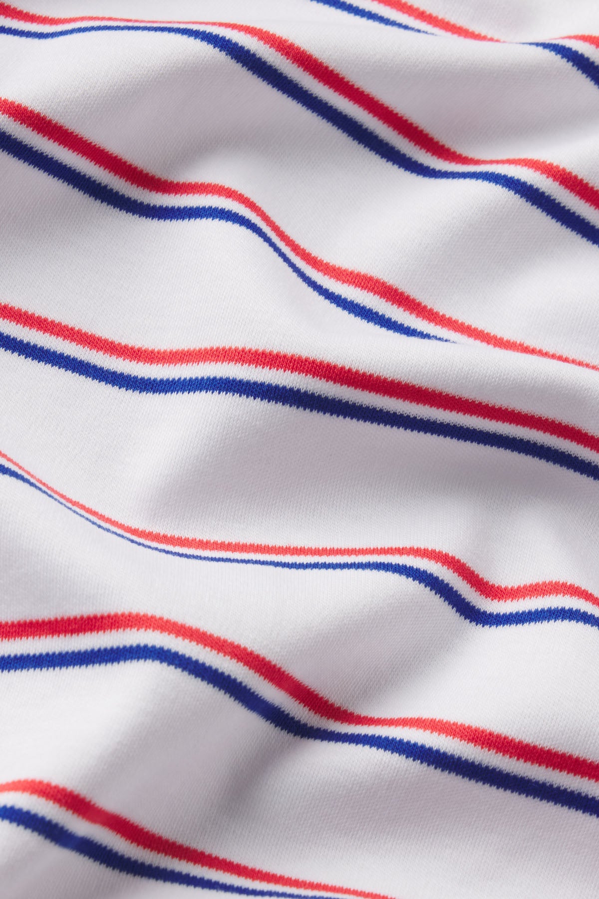 Pima Shorts Set in Lapis Bicolor Tidal Stripe