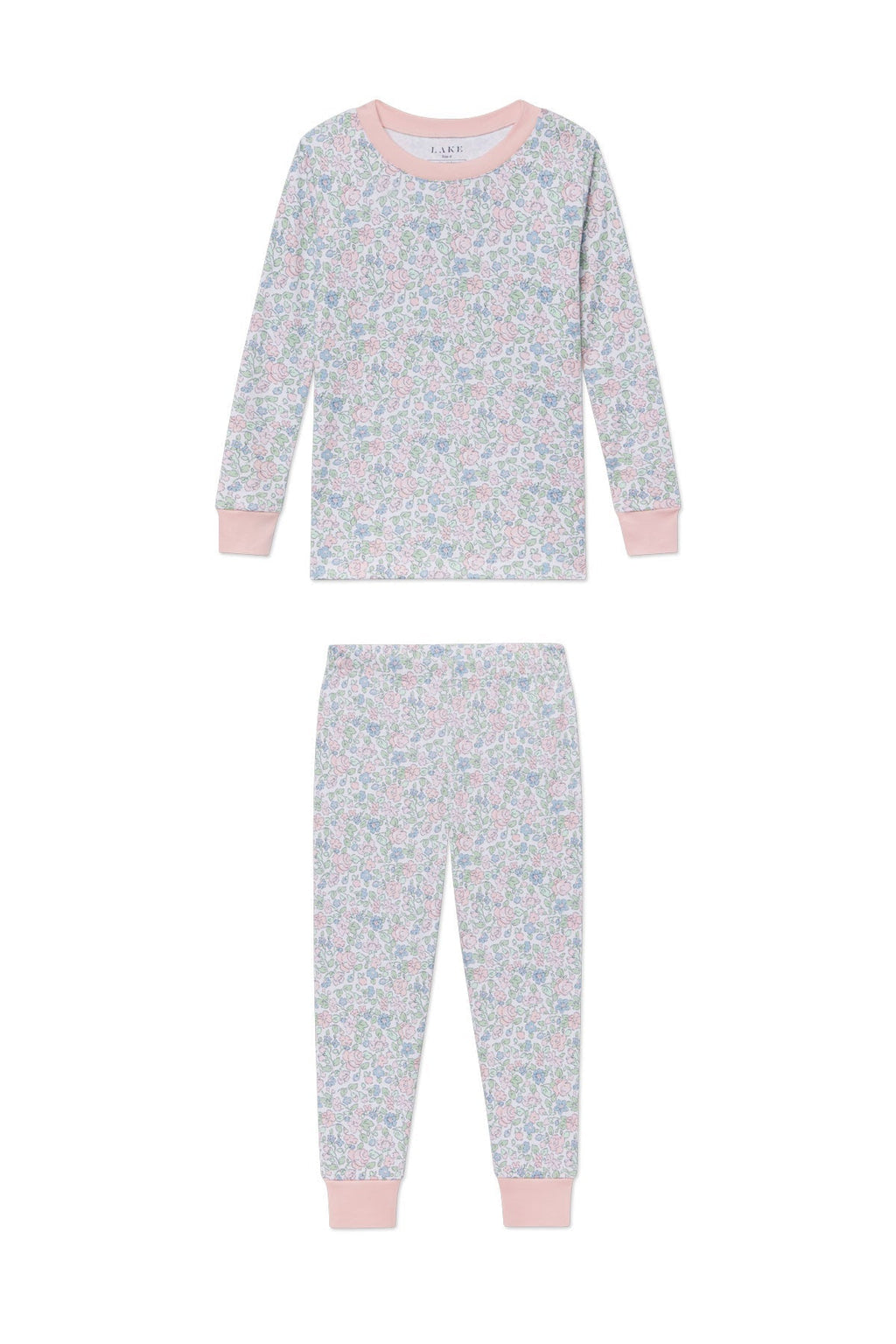 Kids Long-Long Set in English Rose Elizabeth Floral
