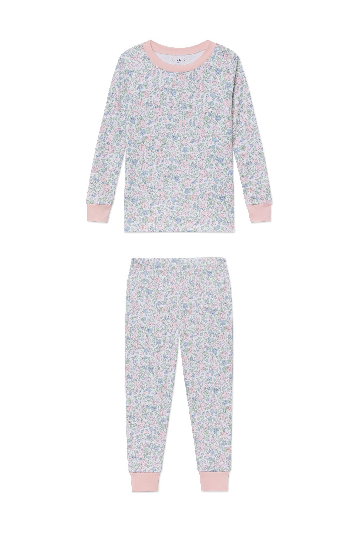 Kids Long-Long Set in English Rose Elizabeth Floral