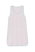 Pima Tank Gown in Gelato Boating Stripe