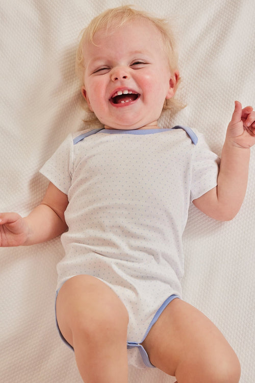 Baby Bodysuit Bundle in French Blue