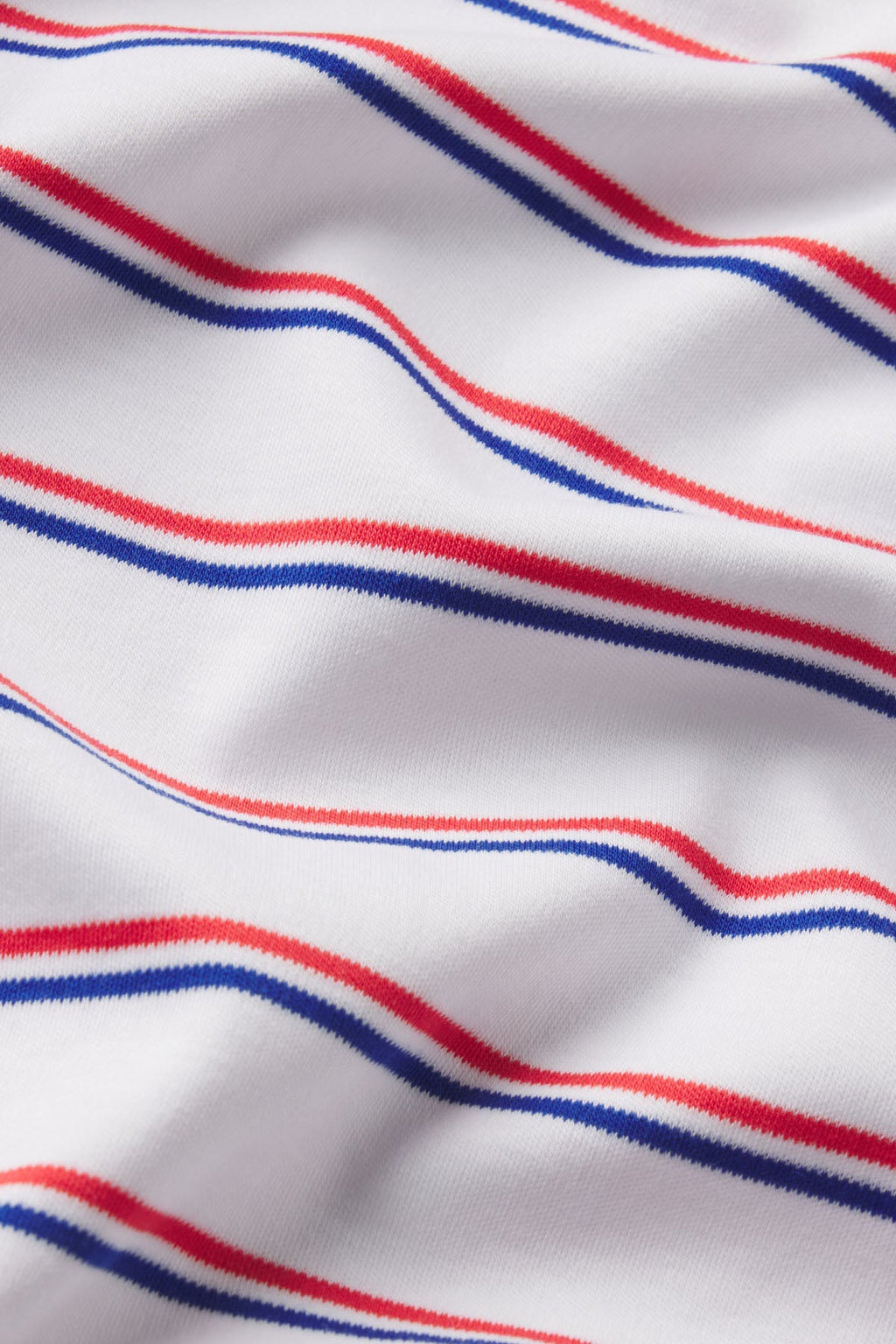 Kids Shorts Set in Lapis Bicolor Tidal Stripe