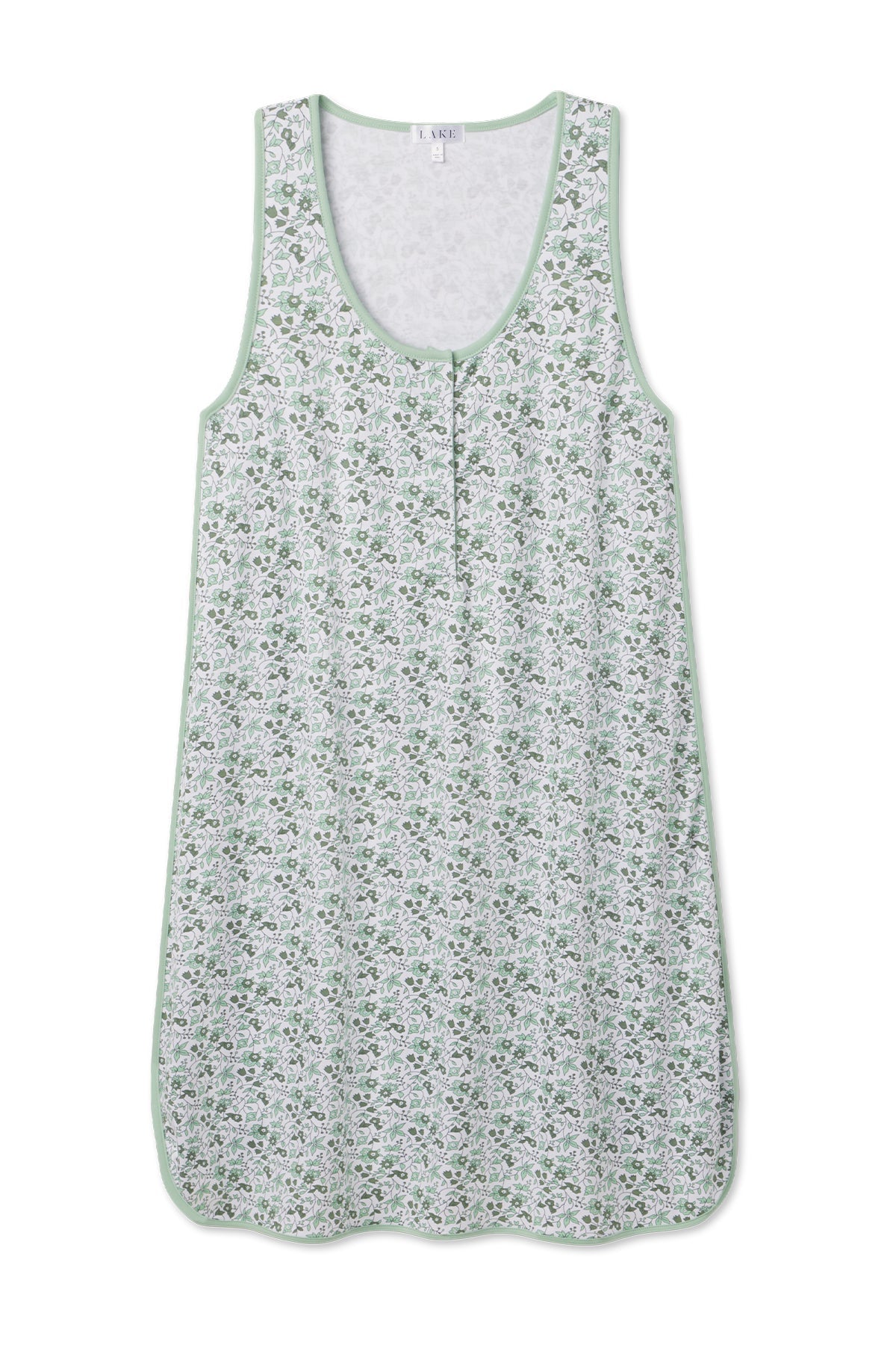 Pima Maternity Tank Gown in Topiary Garden Floral