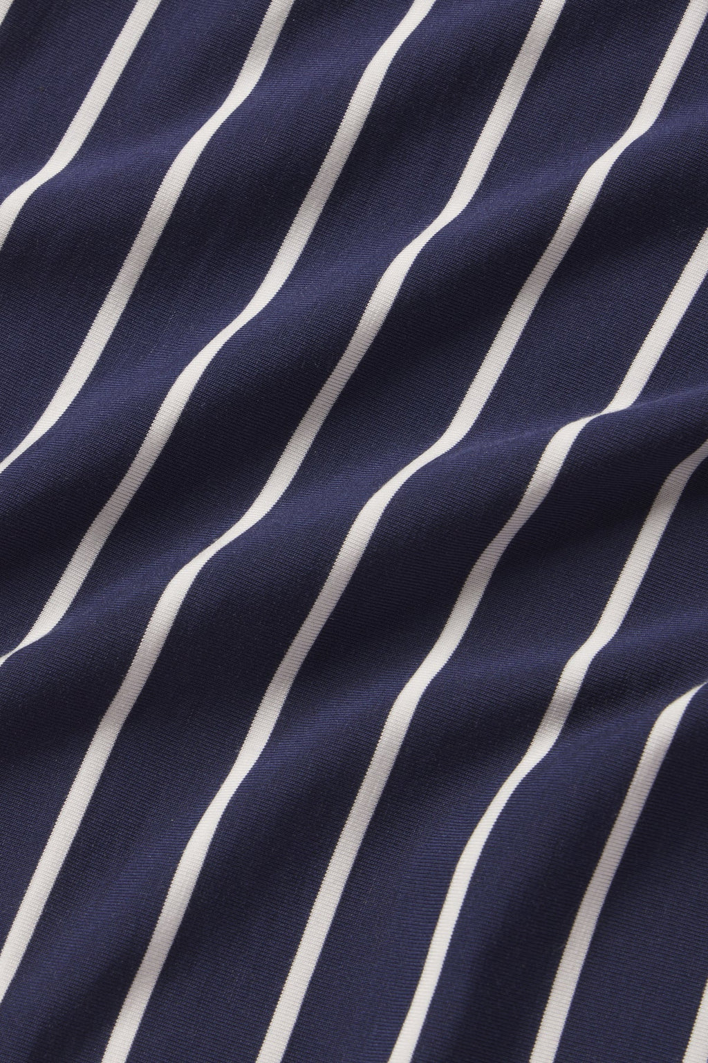 DreamModal® Kimono Pajama Set in English Navy Vertical Stripe