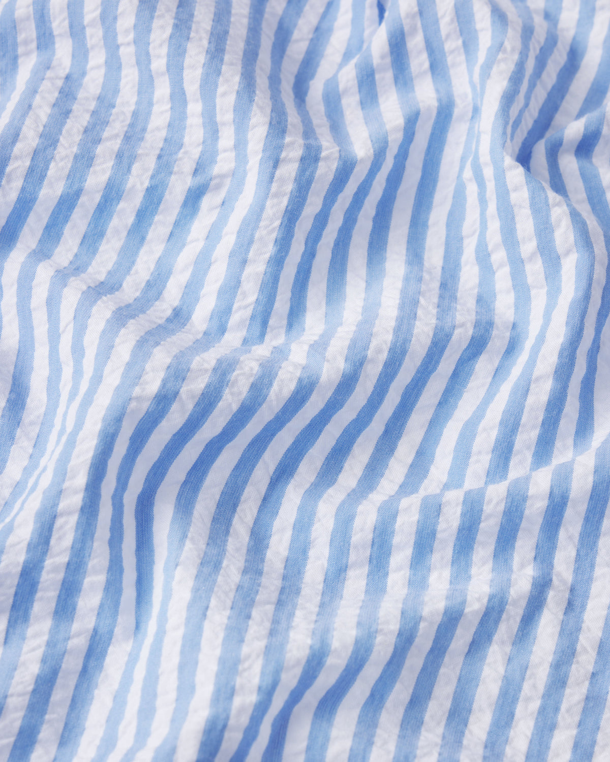 Alice Nightgown in Blue Seersucker