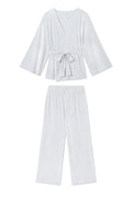 DreamModal® Kimono Pajama Set in Fog