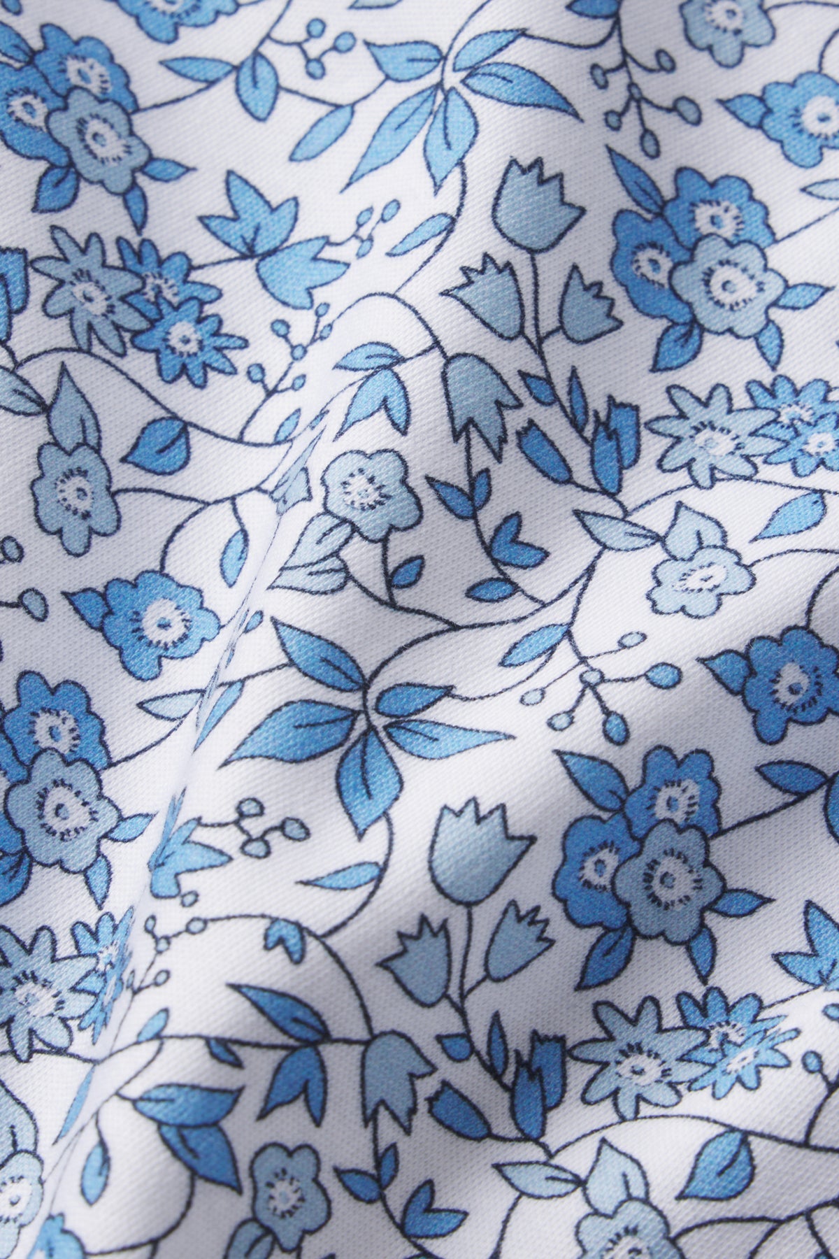 Kids Shorts Set in Delft Blue Garden Floral